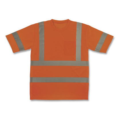 GloWear 8367 Class 3 Essential Hi-Vis T-Shirt, Large, Orange
