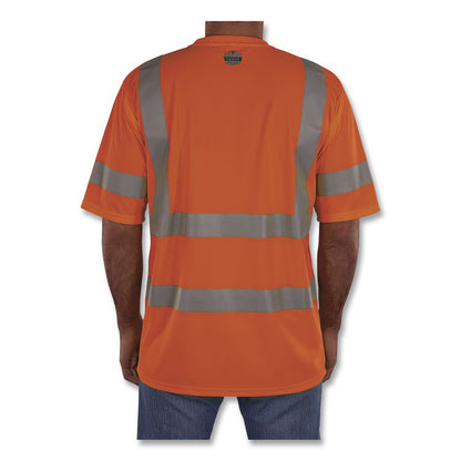 GloWear 8367 Class 3 Essential Hi-Vis T-Shirt, X-Large, Orange