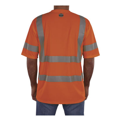 GloWear 8367 Class 3 Essential Hi-Vis T-Shirt, 3X-Large, Orange