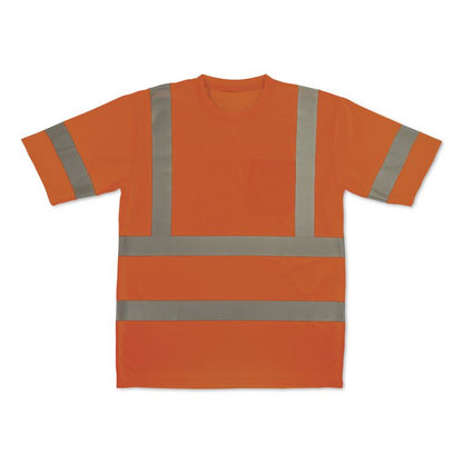 GloWear 8367 Class 3 Essential Hi-Vis T-Shirt, 3X-Large, Orange