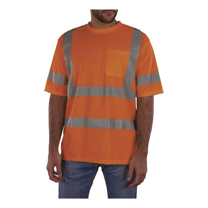 GloWear 8367 Class 3 Essential Hi-Vis T-Shirt, 4X-Large, Orange