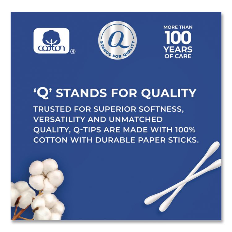 Cotton Swabs, Antibacterial, 300/Pack