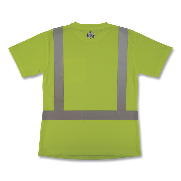 GloWear 8274 Class 2 Women's Essential Hi-Vis T-Shirt, 2X-Large, Lime