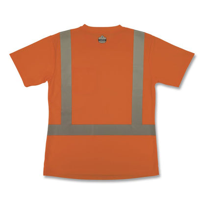 GloWear 8274 Class 2 Women's Essential Hi-Vis T-Shirt, Small, Orange