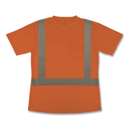 GloWear 8274 Class 2 Women's Essential Hi-Vis T-Shirt, Medium, Orange