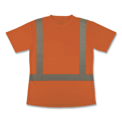 GloWear 8274 Class 2 Women's Essential Hi-Vis T-Shirt, Large, Orange