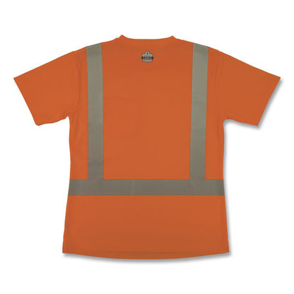 GloWear 8274 Class 2 Women's Essential Hi-Vis T-Shirt, X-Large, Orange