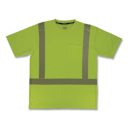 GloWear 8292 Class 2 Performance Hi-Vis T-Shirt, 2X-Large, Lime