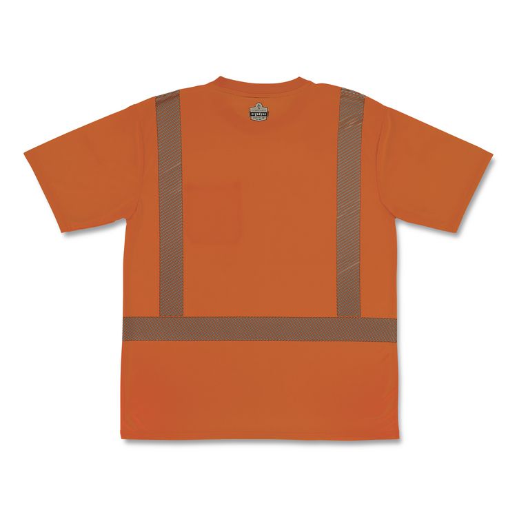 GloWear 8292 Class 2 Performance Hi-Vis T-Shirt, Small, Orange
