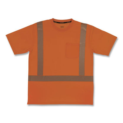 GloWear 8292 Class 2 Performance Hi-Vis T-Shirt, Large, Orange