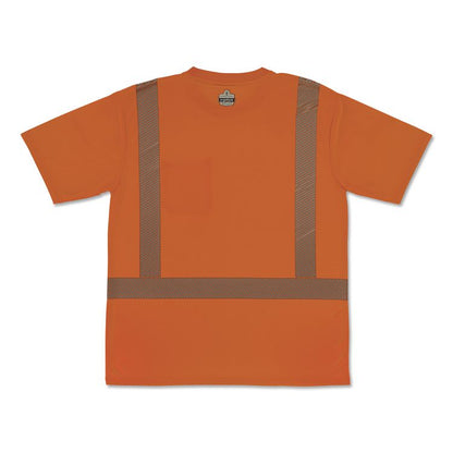 GloWear 8292 Class 2 Performance Hi-Vis T-Shirt, 3X-Large, Orange