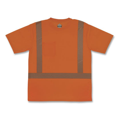 GloWear 8292 Class 2 Performance Hi-Vis T-Shirt, 4X-Large, Orange
