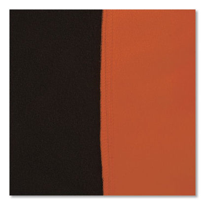 GloWear 8311BK Class 3 Essential Hi-Vis Hooded Sweatshirt with Black Bottom, Medium, Orange