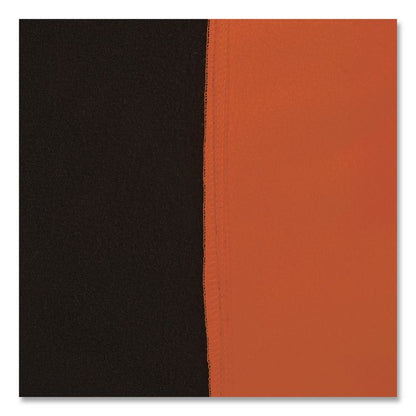 GloWear 8311BK Class 3 Essential Hi-Vis Hooded Sweatshirt with Black Bottom, 2X-Large, Orange