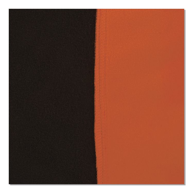 GloWear 8318BK Class 3 Performance Hi-Vis Hooded Zip-Up Sweatshirt with Black Bottom, 4X-Large, Orange
