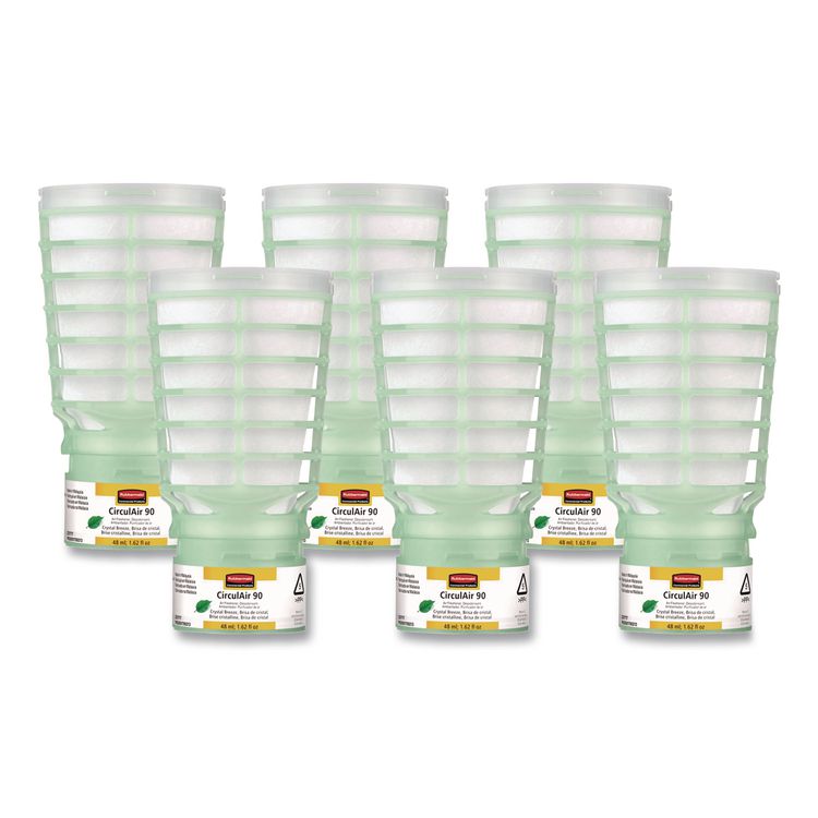 CirculAir 90 Passive Air Care Refill, Crystal Breeze, 48 mL Refill, 6/Carton
