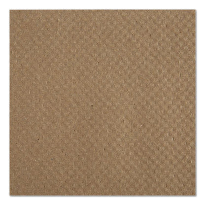 Folded Paper Towels, 1-Ply, 9 x 9.5, Kraft, 250/Pack, 16 Packs/Carton