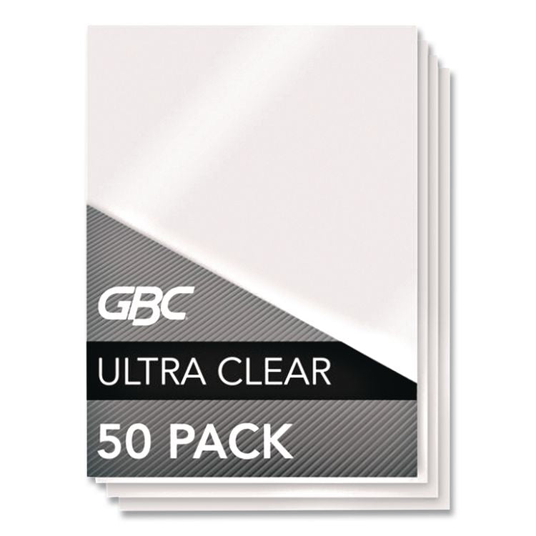 UltraClear Thermal Laminating Pouches, 5 mil., 9" x 11.5", Gloss Clear, 100/Box
