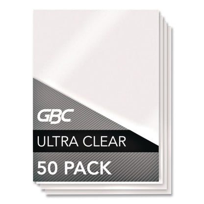 UltraClear Thermal Laminating Pouches, 5 mil., 9" x 11.5", Gloss Clear, 100/Box