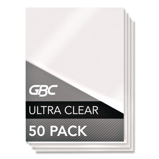 UltraClear Thermal Laminating Pouches, 5 mil., 9" x 11.5", Gloss Clear, 100/Box