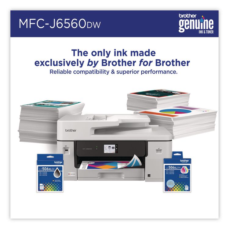 MFC-J6560DW INKvestment AIO Printer, Copy/Fax/Print/Scan