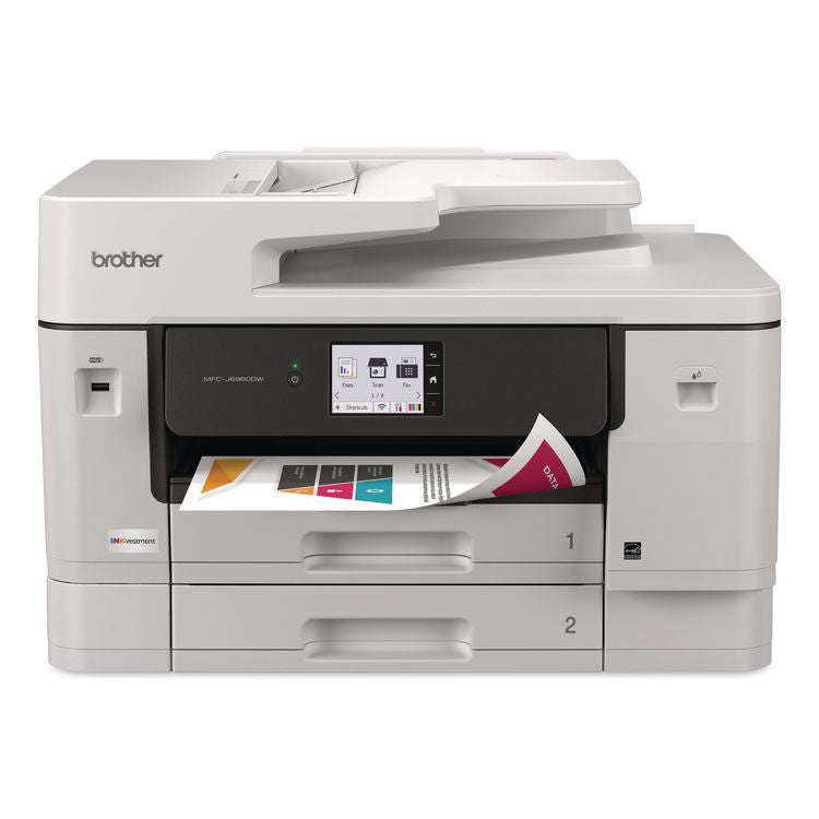 MFC-J6960DW INKvestment Color AIO Printer, Copy/Fax/Print/Scan