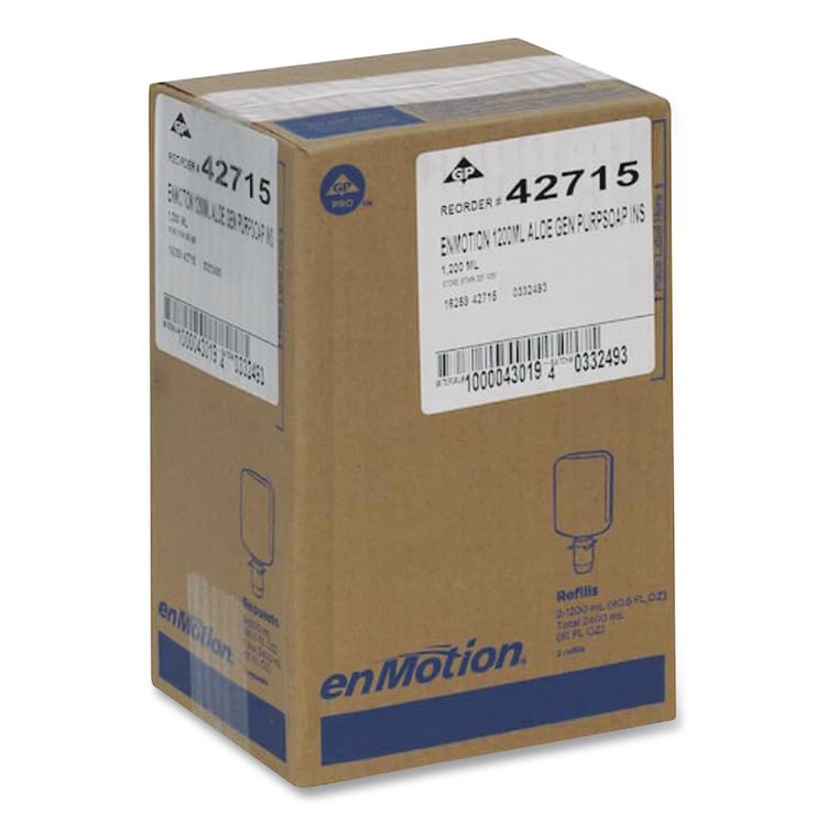 GP enMotion Automated Touchless Foam Soap Refill, Tranquil Aloe Scent, 1,200 mL, 2/Carton