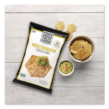 Tortilla Chips, Multigrain with Sea Salt, 1.5 oz., 24/Carton