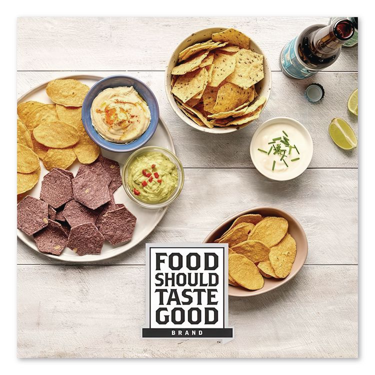 Tortilla Chips, Multigrain with Sea Salt, 1.5 oz., 24/Carton