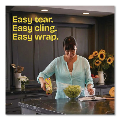 Cling'N Seal Plastic Food Wrap, 200 sq ft, 12 Rolls/Carton