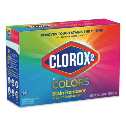 for Colors Stain Remover and Color Brightener Powder, Original Scent, 49.2 oz Box, 4/Carton