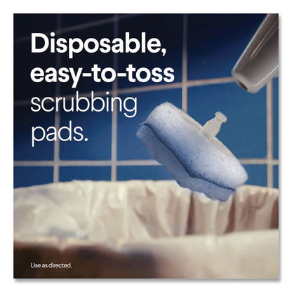 ToiletWand Disposable Toilet Cleaning System: Handle, Caddy and Refills, White
