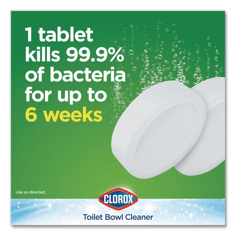 Ultra Clean Toilet Tablets Bleach, 3.5 oz Tablet, 2/Pack