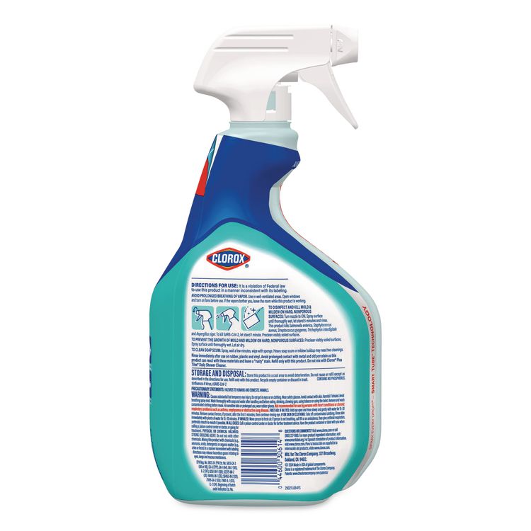 Bathroom Foamer with Bleach, Ocean Mist Scent, 30 oz Spray Bottle, 9/Carton