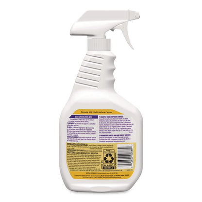 Multi-Surface Cleaner, Lemon Scent, 32 oz Spray Bottle, 9/Carton