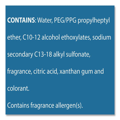 CloroxPro Multi-Surface Cleaner Concentrated, Sparkling Wave Scent, 80 oz Bottle, 3/Carton