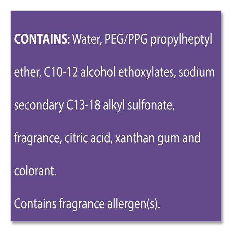 CloroxPro Multi-Surface Cleaner Concentrated, Lavender Clean Scent, 80 oz Bottle, 3/Carton