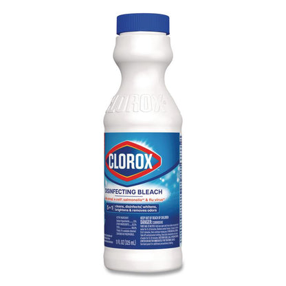 Concentrated Regular Disinfecting Bleach, Unscented, 11 oz Bottle, 28/Carton