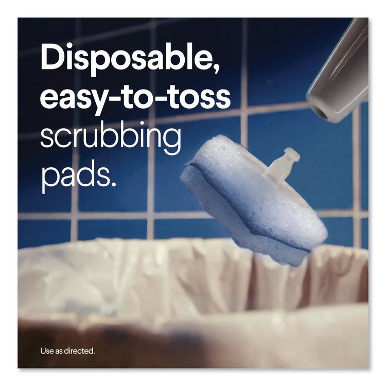 ToiletWand Toilet Cleaning Refills, Disinfecting Scrubbing Pads, 20 Count, 4/Carton