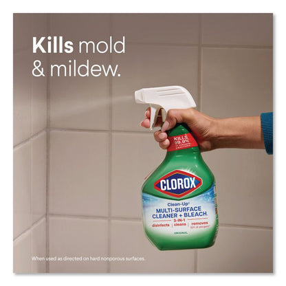 Clean-Up Multi-Surface Cleaner with Bleach, Original Scent, 32 oz Spray Bottle, 9/Carton