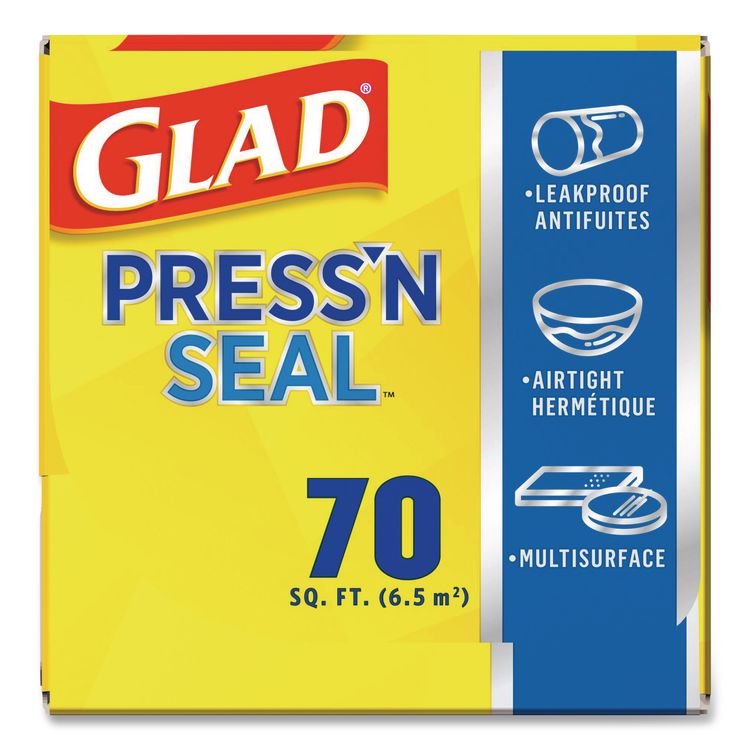 Press'n Seal Food Plastic Wrap, 70 sq ft, 12/Carton