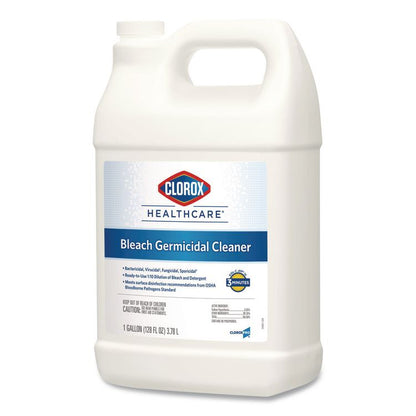 Bleach Germicidal Cleaner, Unscented, 128 oz Refill Bottle, 4/Carton