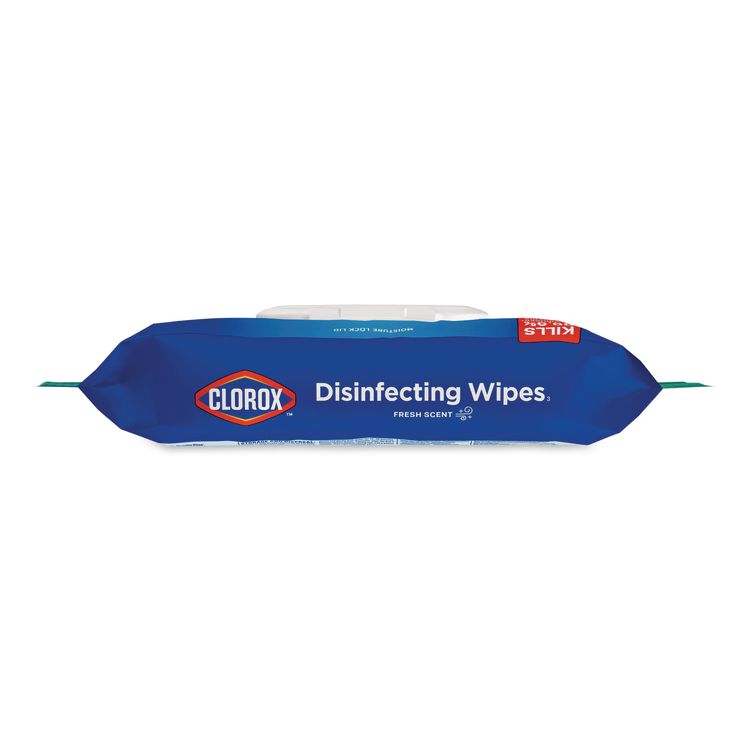 Disinfecting Cleaning Wipes, Flex Pack, 1-Ply, 8 x 7, Fresh Scent, White, 75 Towels/Box, 6 Boxes/Carton
