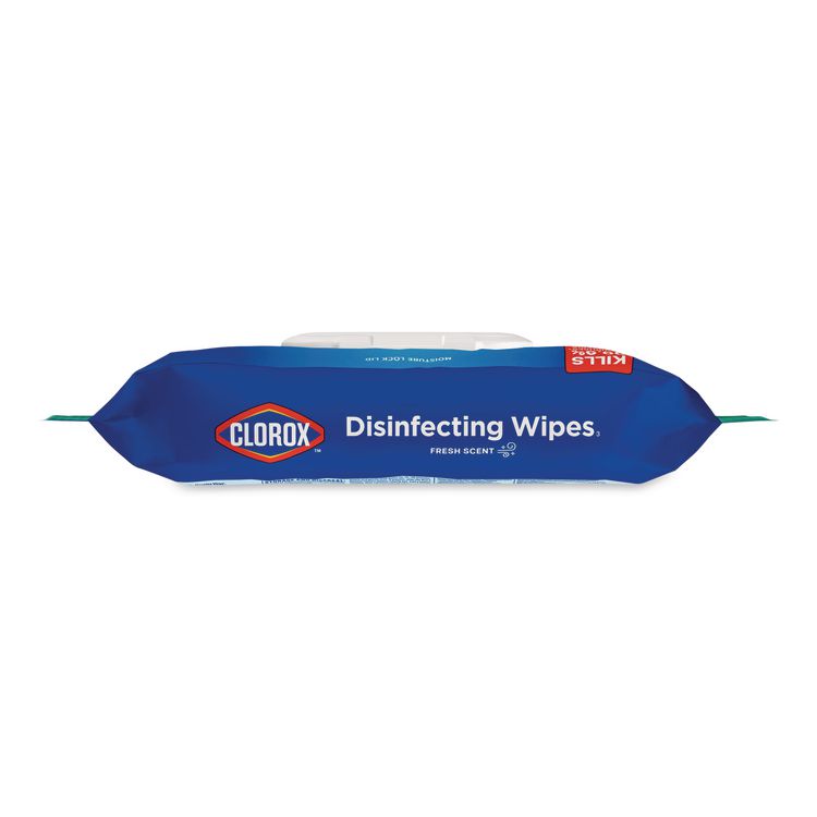 Disinfecting Cleaning Wipes, Flex Pack, 1-Ply, 8 x 7, Fresh Scent, White, 75 Towels/Box