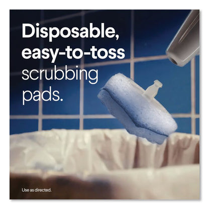 ToiletWand Toilet Cleaning Refills, Toilet Cleaning Scrubbing Pads, Blue/White, 10/Pack, 6 Packs/Carton