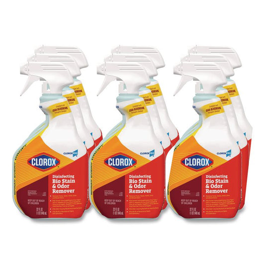 CloroxPro Disinfecting Bio Stain and Odor Remover, Fragranced, 32 oz Spray Bottle (Each)