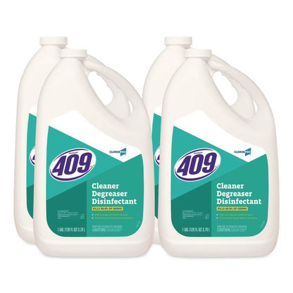 CloroxPro Cleaner Degreaser Disinfectant, 128 oz Refill, 4/Carton