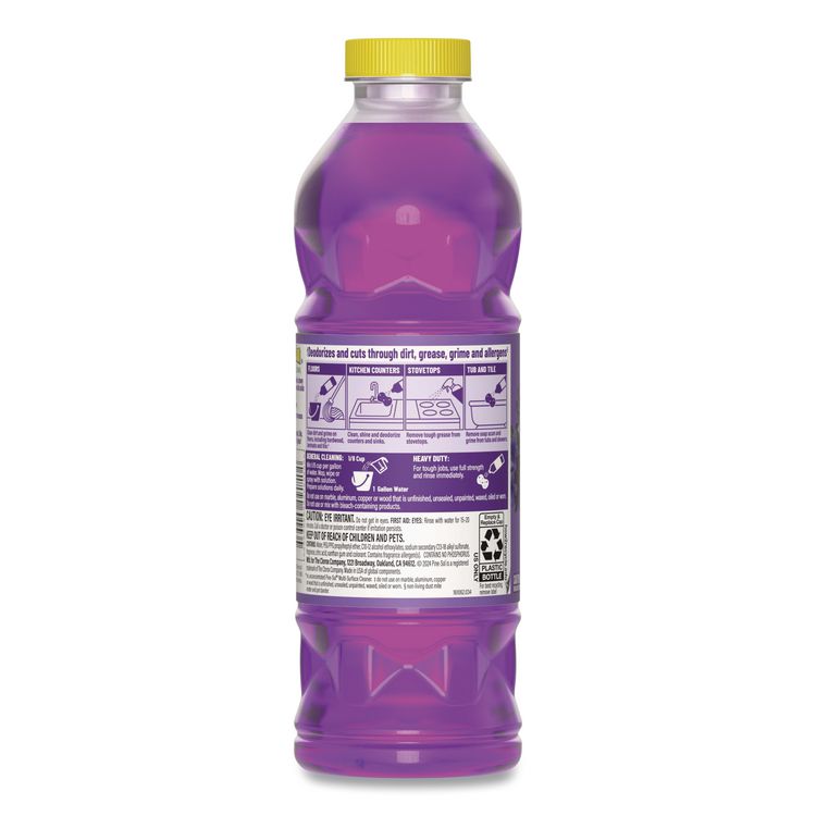 Multi-Surface Cleaner Concentrated, Lavender Clean Scent, 24 oz Bottle, 12/Carton