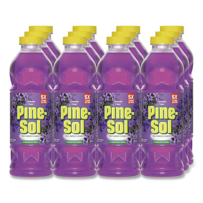 Multi-Surface Cleaner Concentrated, Lavender Clean Scent, 24 oz Bottle, 12/Carton