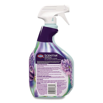 Scentiva Disinfecting Multi-Surface Cleaner, Bleach Free, Lavender and Jasmine Scent, 32 oz Spray Bottle